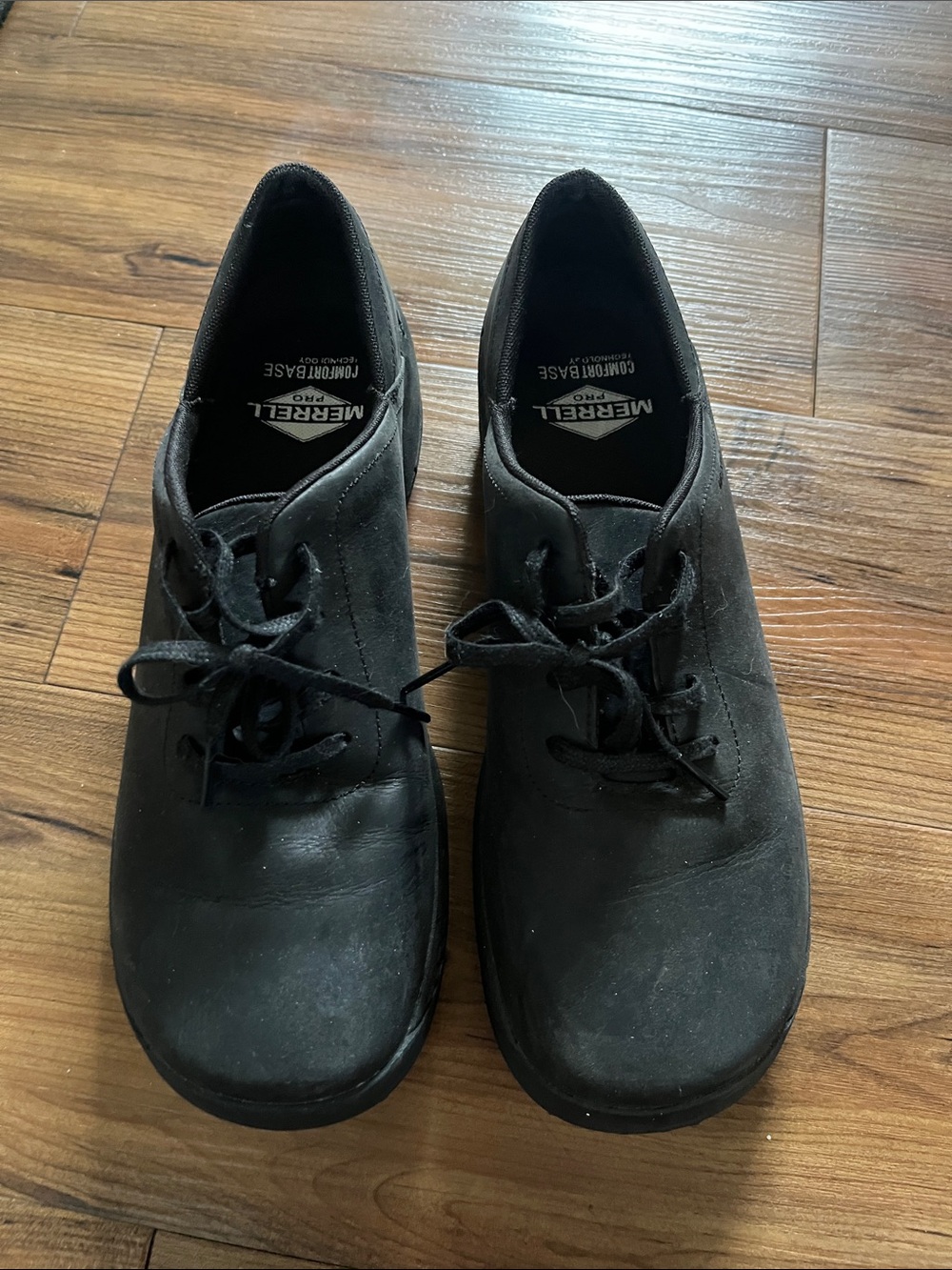 Merrell Pro Black Lace-Up shoes size 10